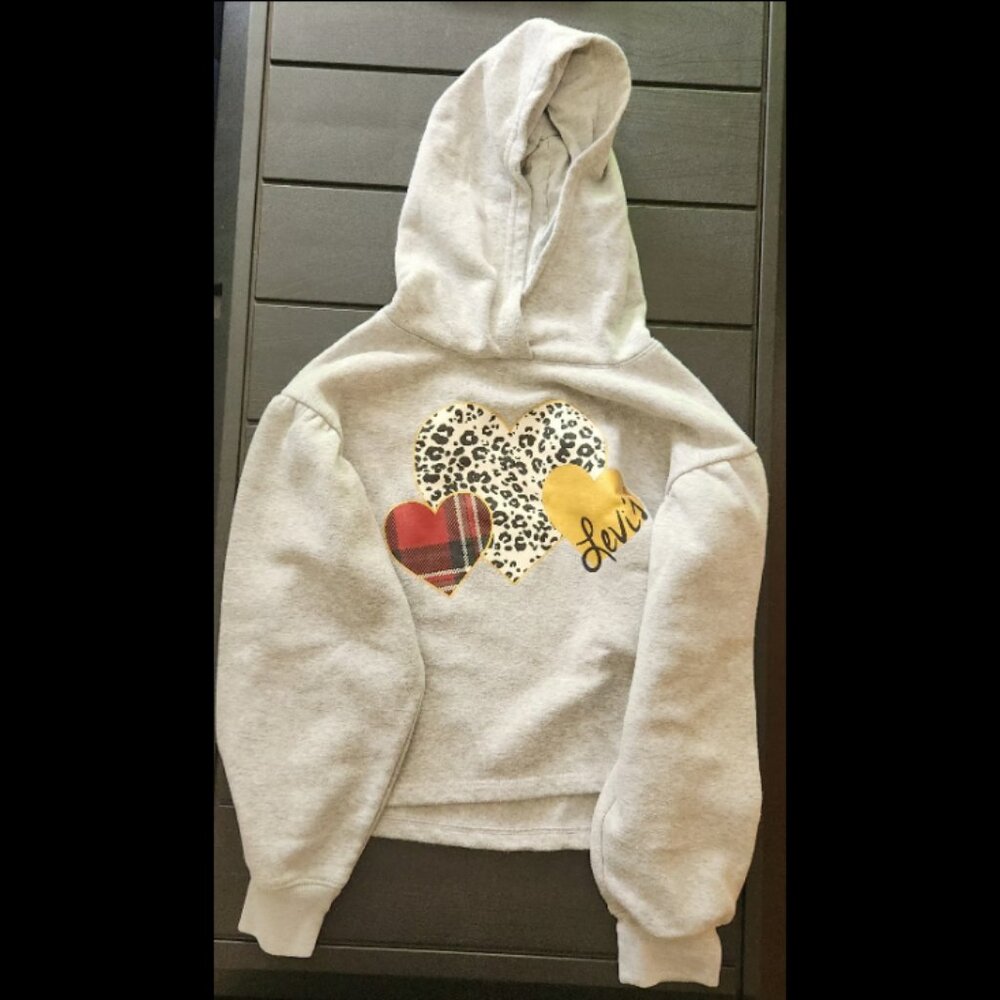 Levis Hoodie Girls Size M 10/12 NWOT